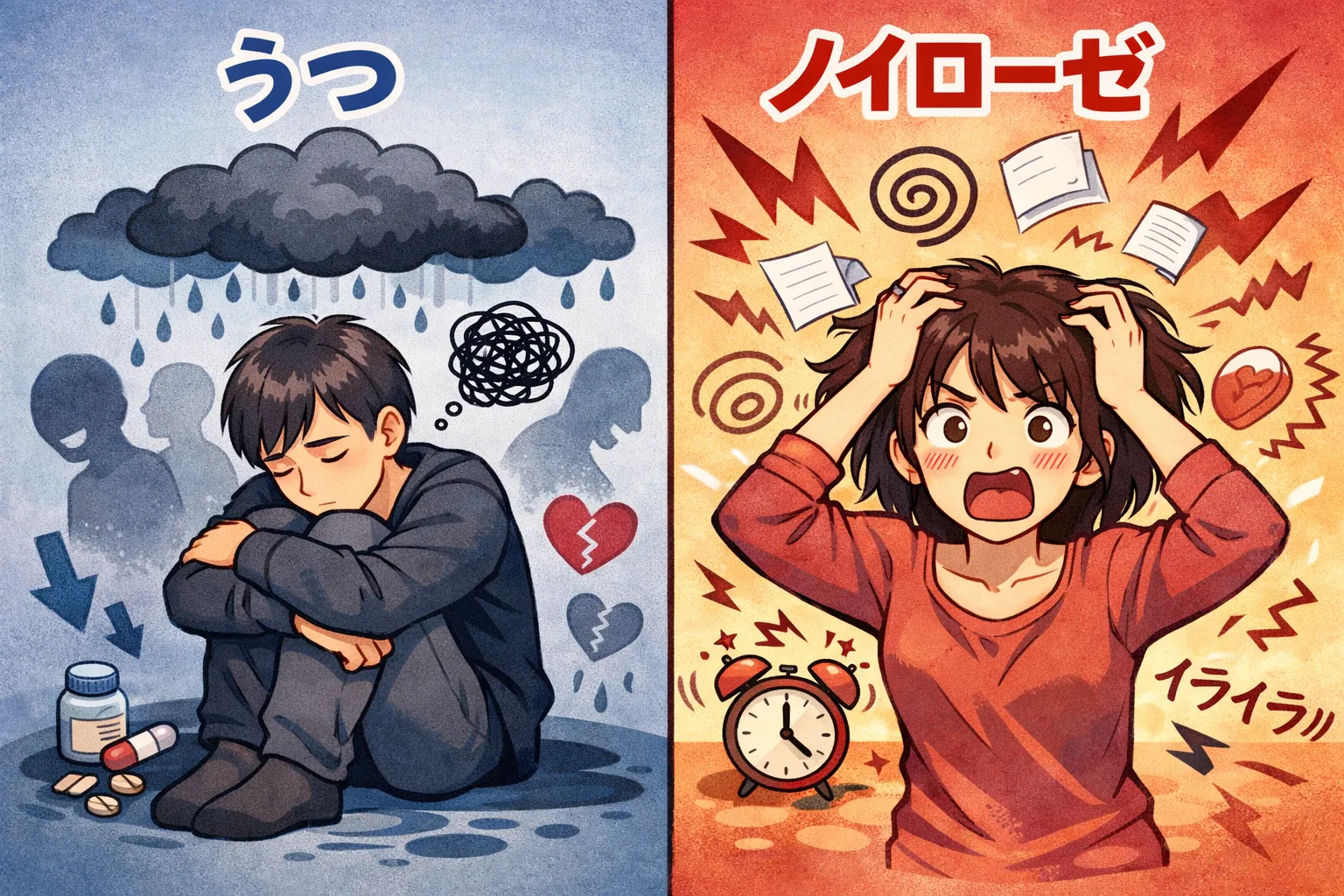 薬に頼らず回復したい方へ|ノイローゼ・うつの違いと鍼灸治療の実態